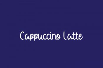 Cappuccino Latte Free Font