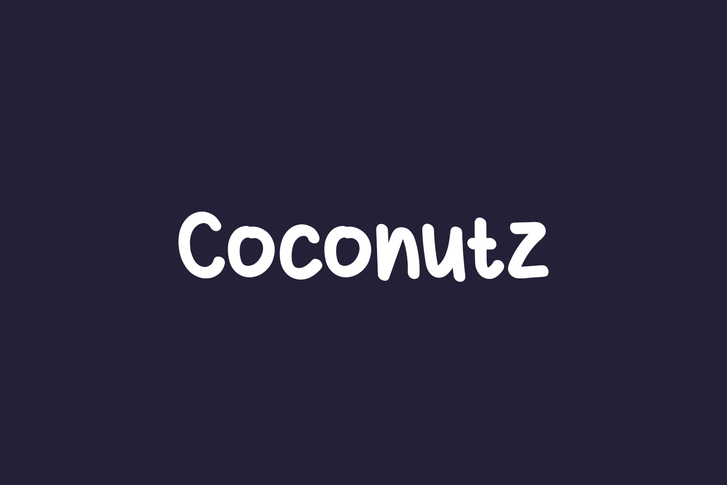 Coconutz Free Font