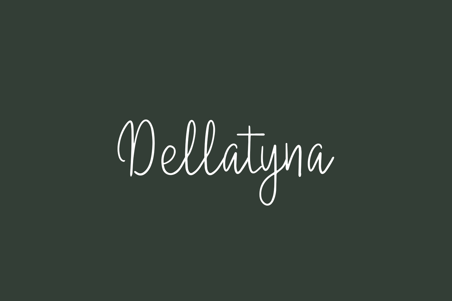 Dellatyna Free Font