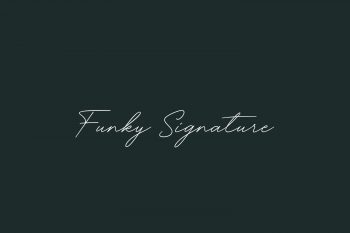 Funky Signature Free Font