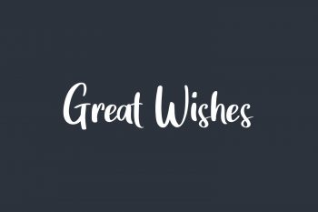 Great Wishes Free Font