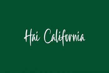 Hai California Free Font