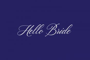 Hello Bride Free Font