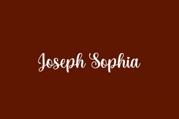 Joseph Sophia Free Font