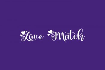 Love Match Free Font