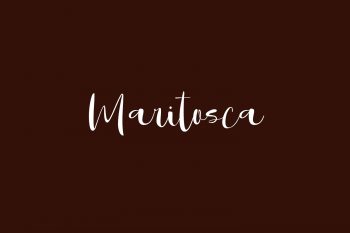 Maritosca Free Font