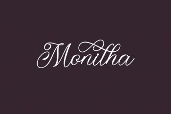 Monitha Free Font
