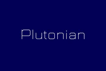 Plutonian Free Font