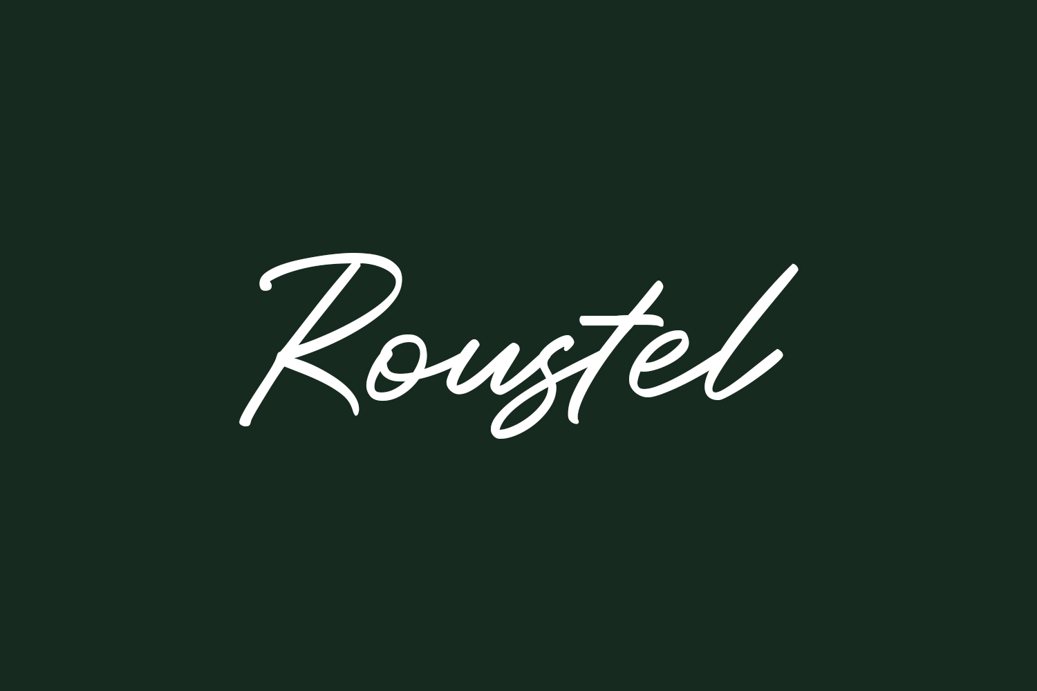 Roustel Free Font