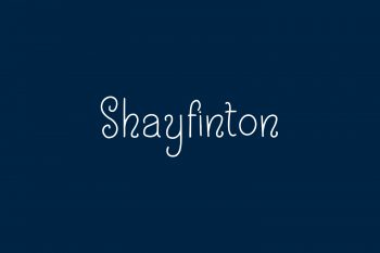 Shayfinton Free Font