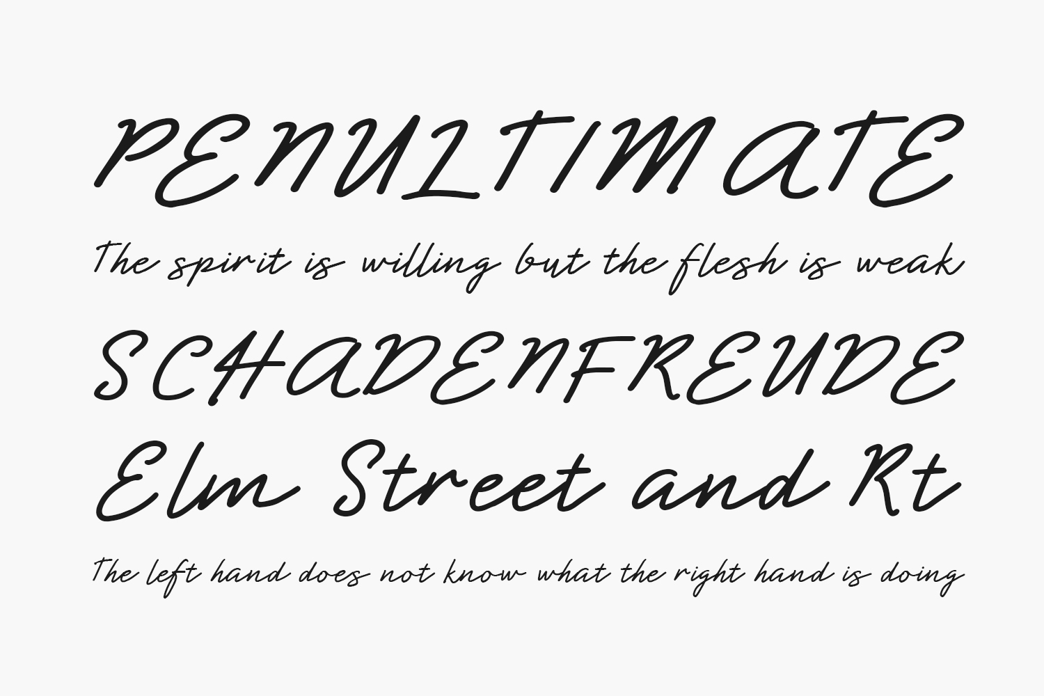 Shearlight Free Font