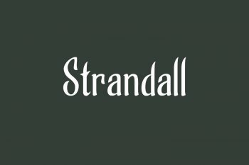 Strandall Free Font