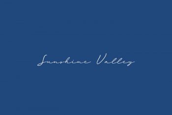 Sunshine Valley Free Font