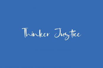 Thinker Justice Free Font