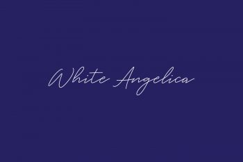White Angelica Free Font