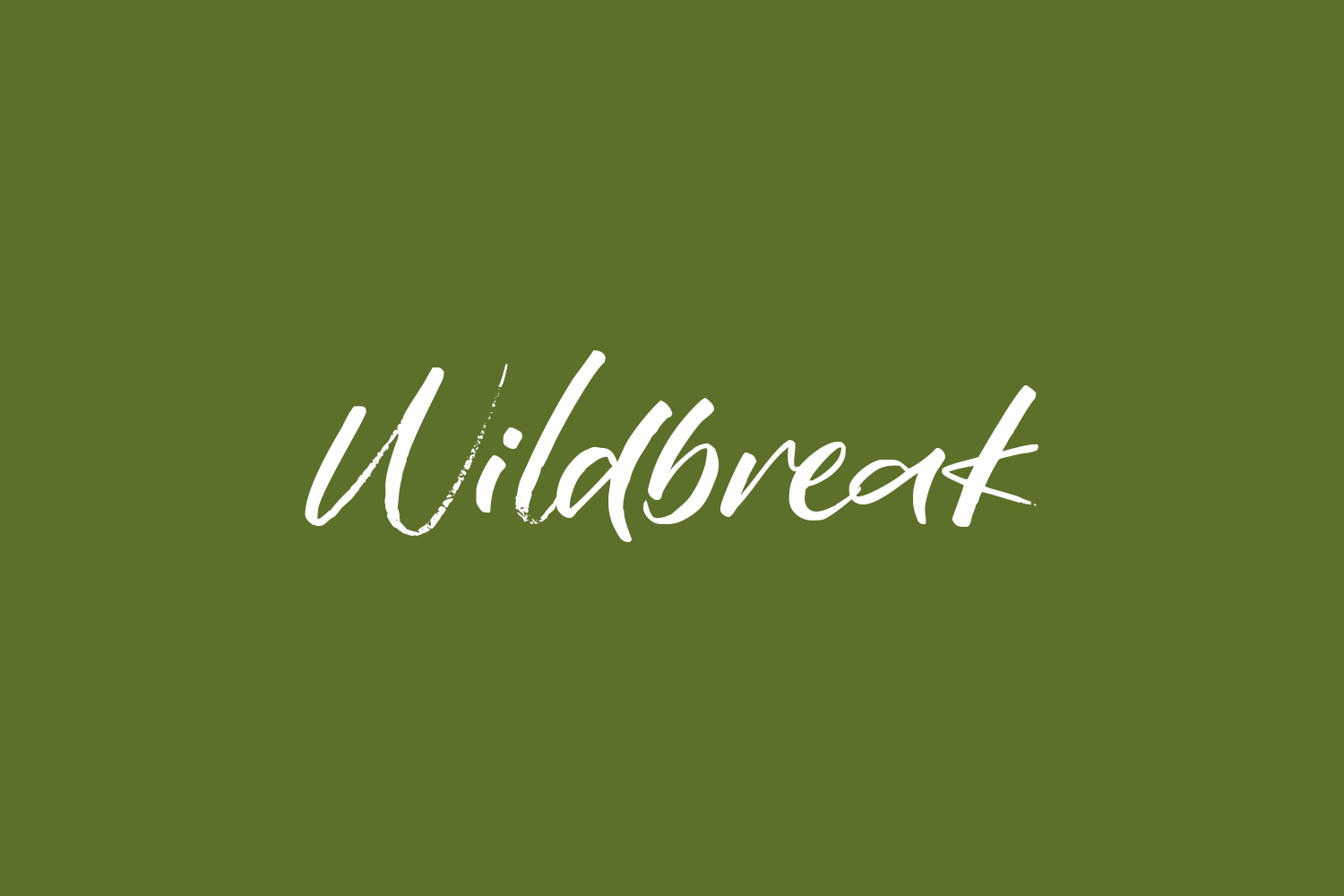 Wildbreak Free Font