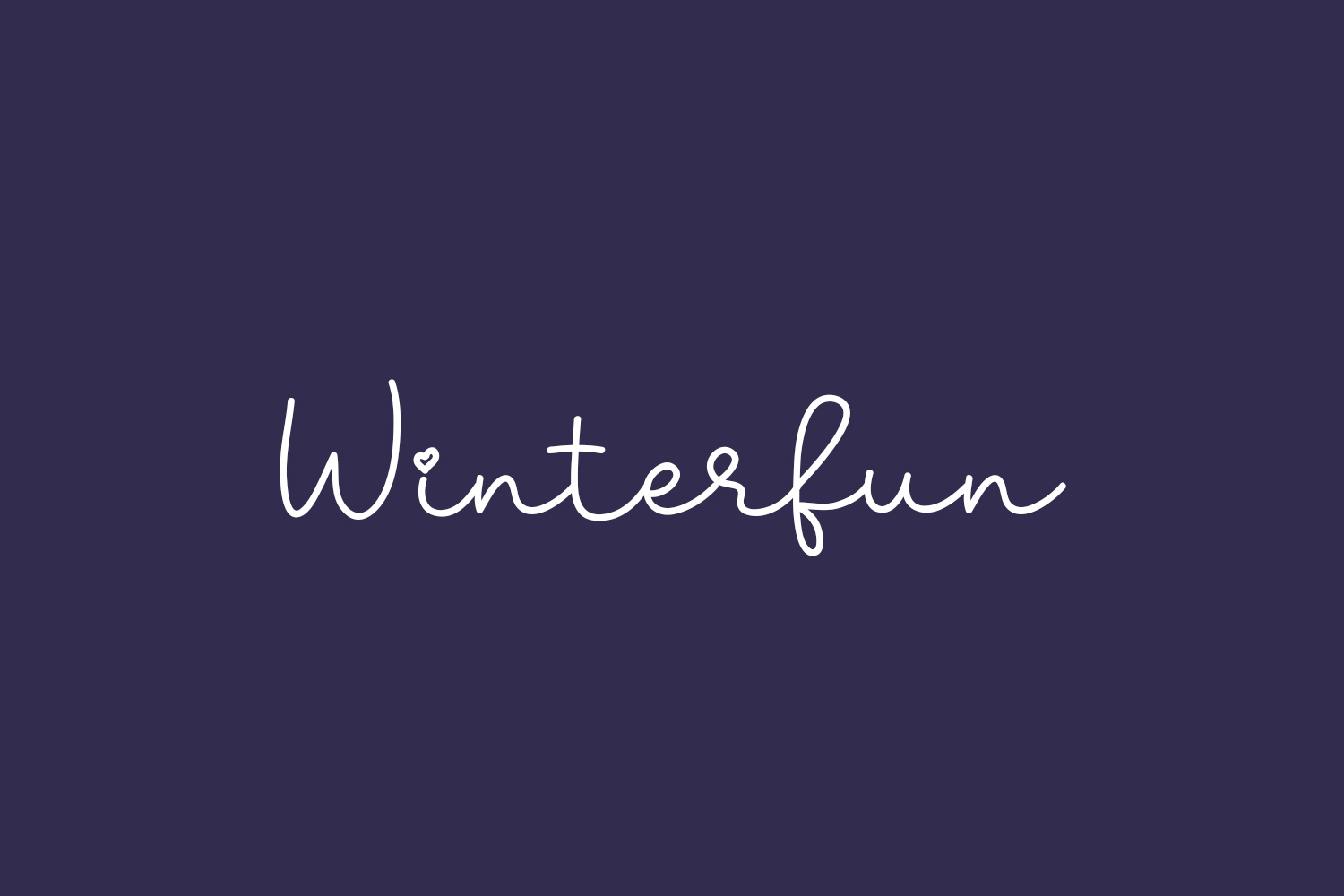 Winterfun Free Font