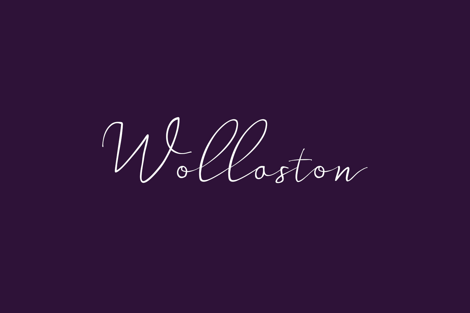 Wollaston Free Font