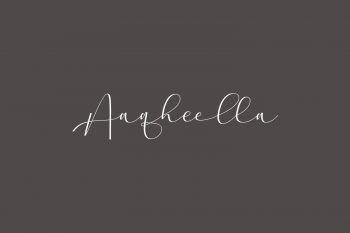 Aaqheella Free Font