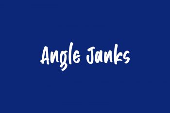 Angle Janks Free Font