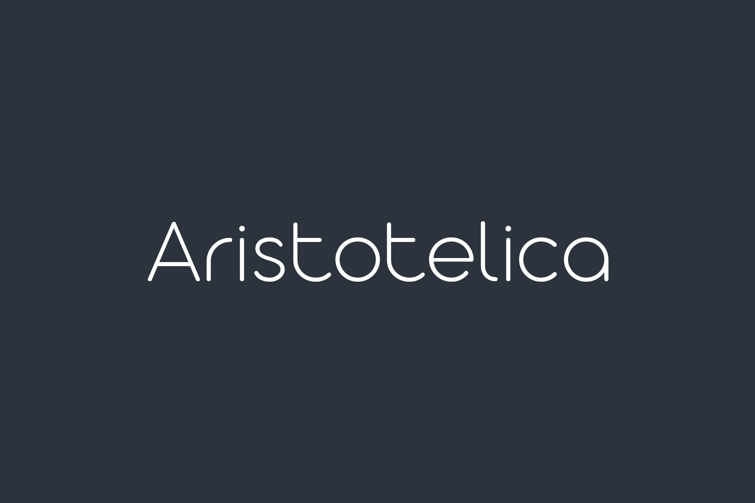 Aristotelica Free Font