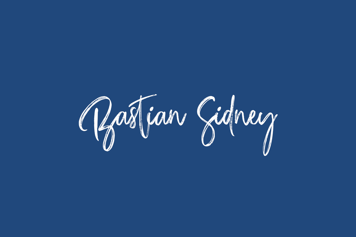 Bastian Sidney Free Font