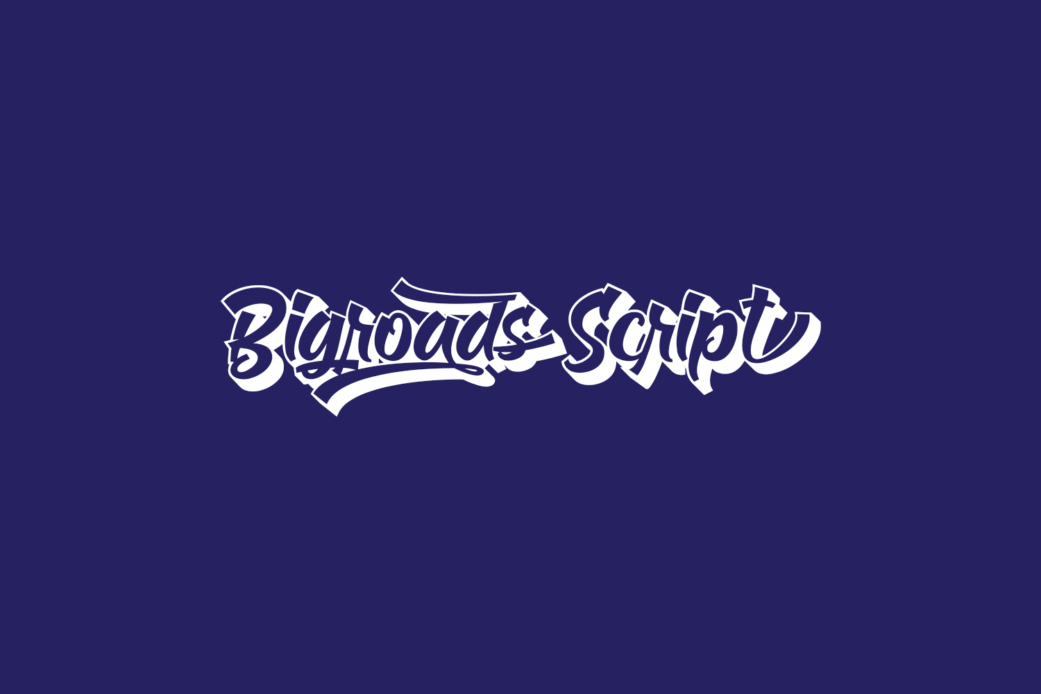 Bigroads Script Free Font
