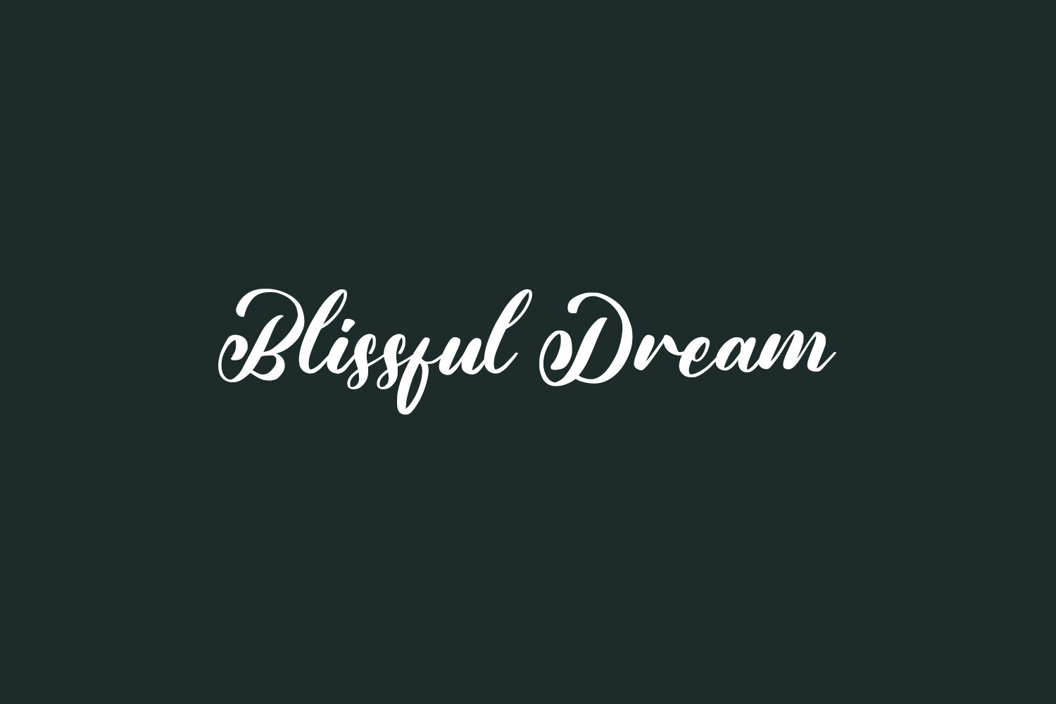 Blissful Dream Free Font