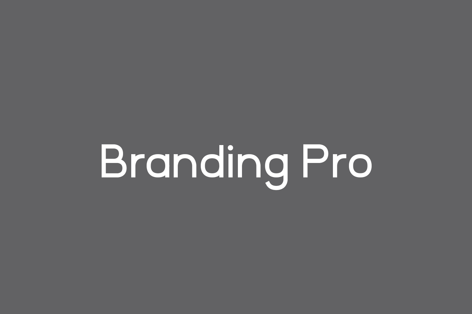 Branding Pro Free Font