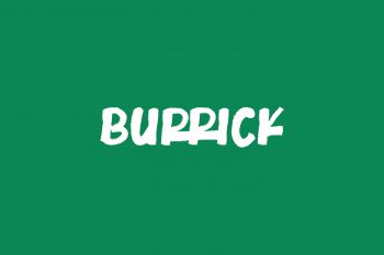 Burrick Free Font