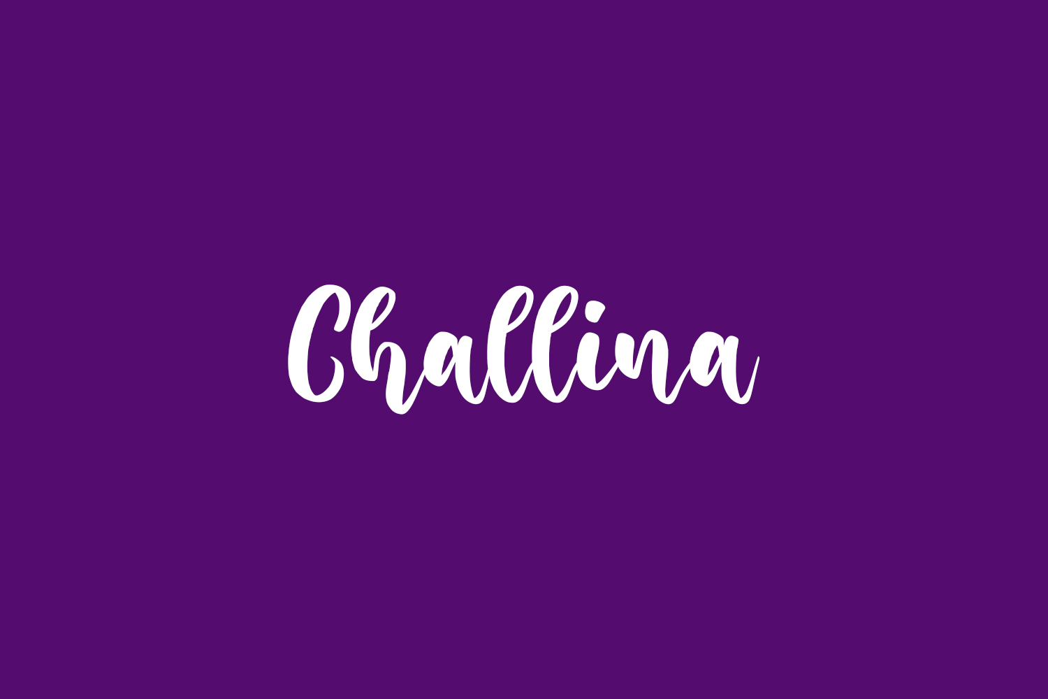 Challina Free Font