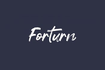 Forturn Free Font