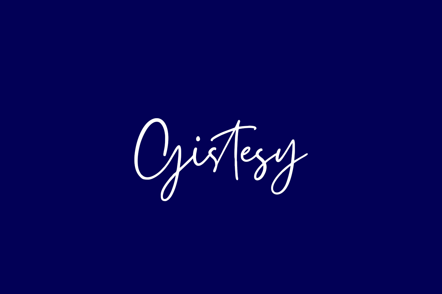 Gistesy Free Font