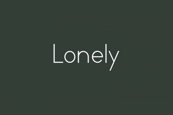 Lonely Free Font