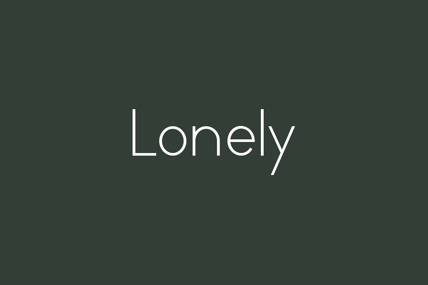 Lonely Free Font