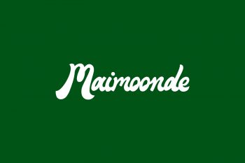 Maimoonde Free Font