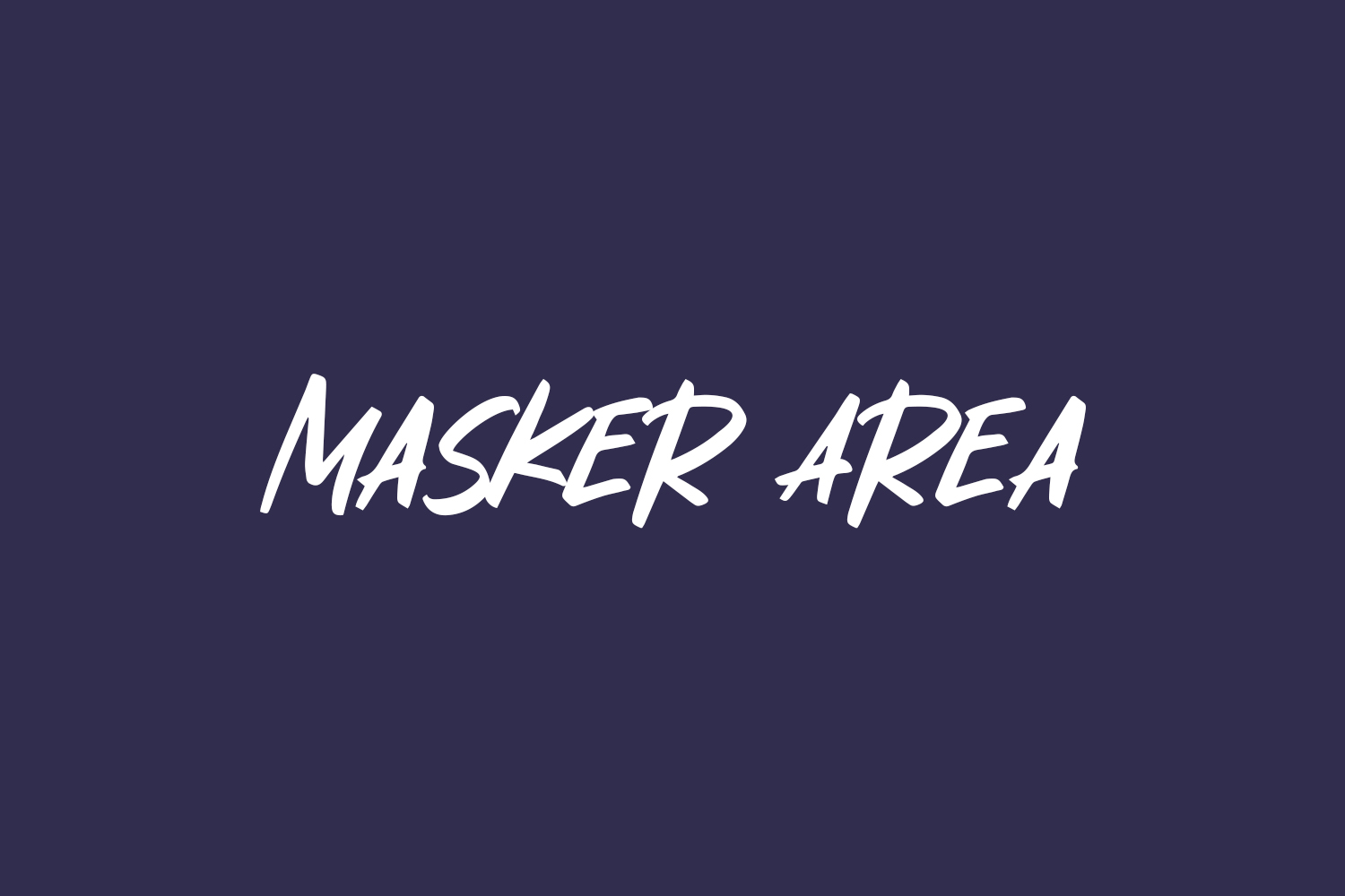 Masker Area Free Font