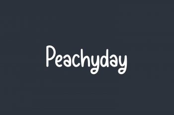 Peachyday Free Font
