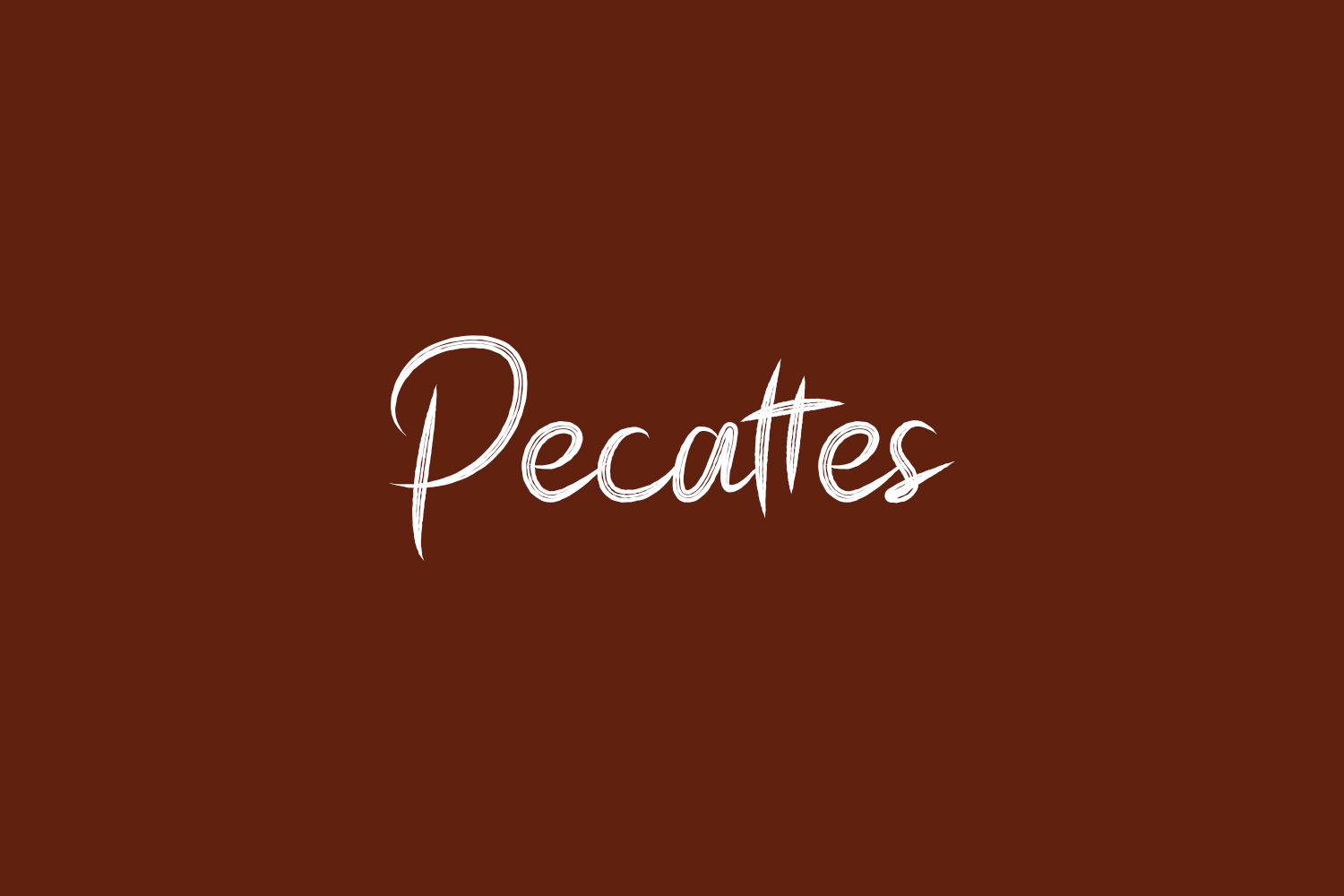 Pecattes Free Font