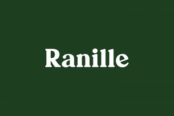Ranille Free Font