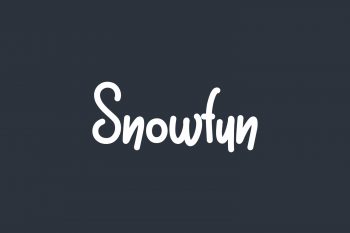 Snowfun Free Font