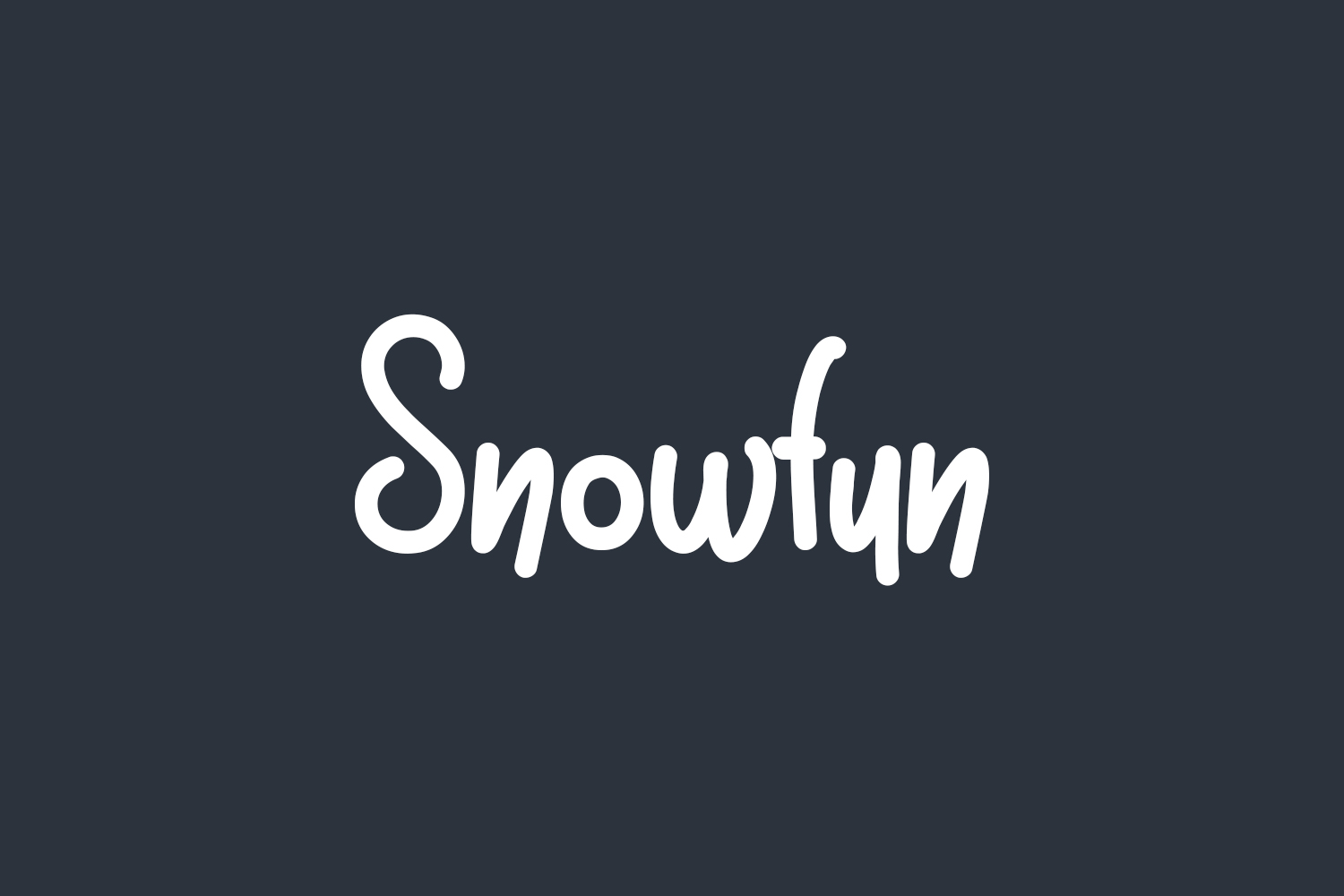 Snowfun Free Font