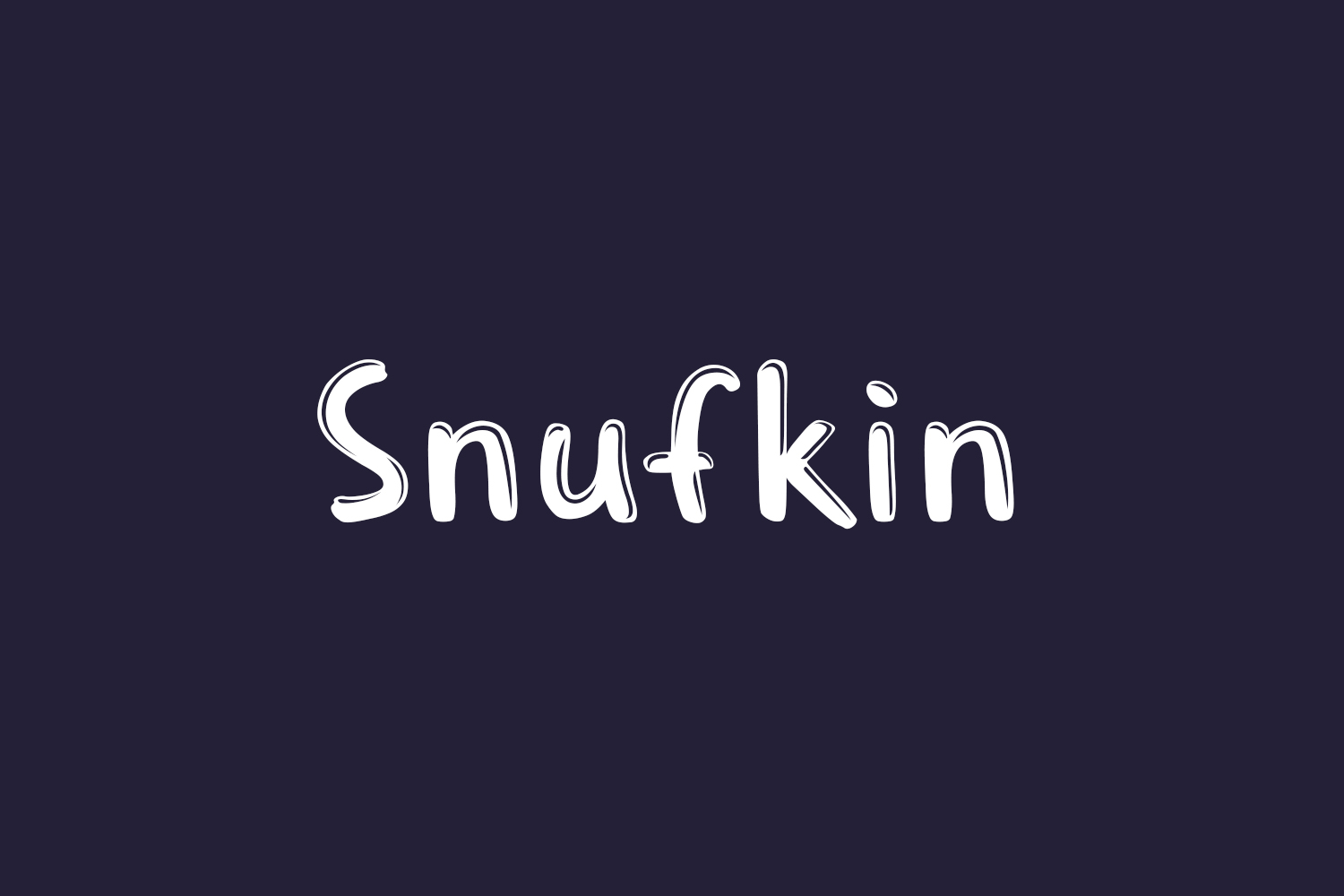 Snufkin Free Font
