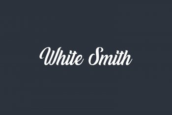 White Smith Free Font