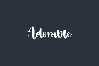 Adorable Free Font