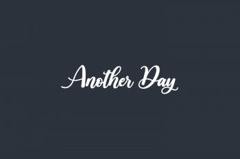 Another Day Free Font