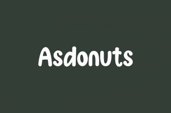 Asdonuts Free Font