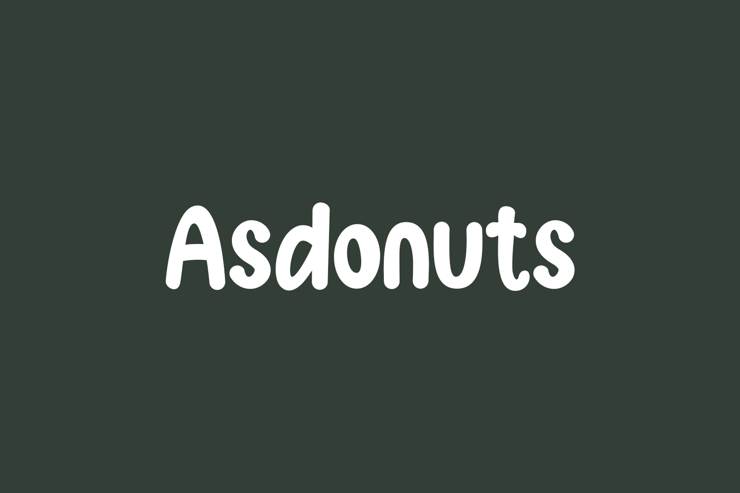Asdonuts Free Font