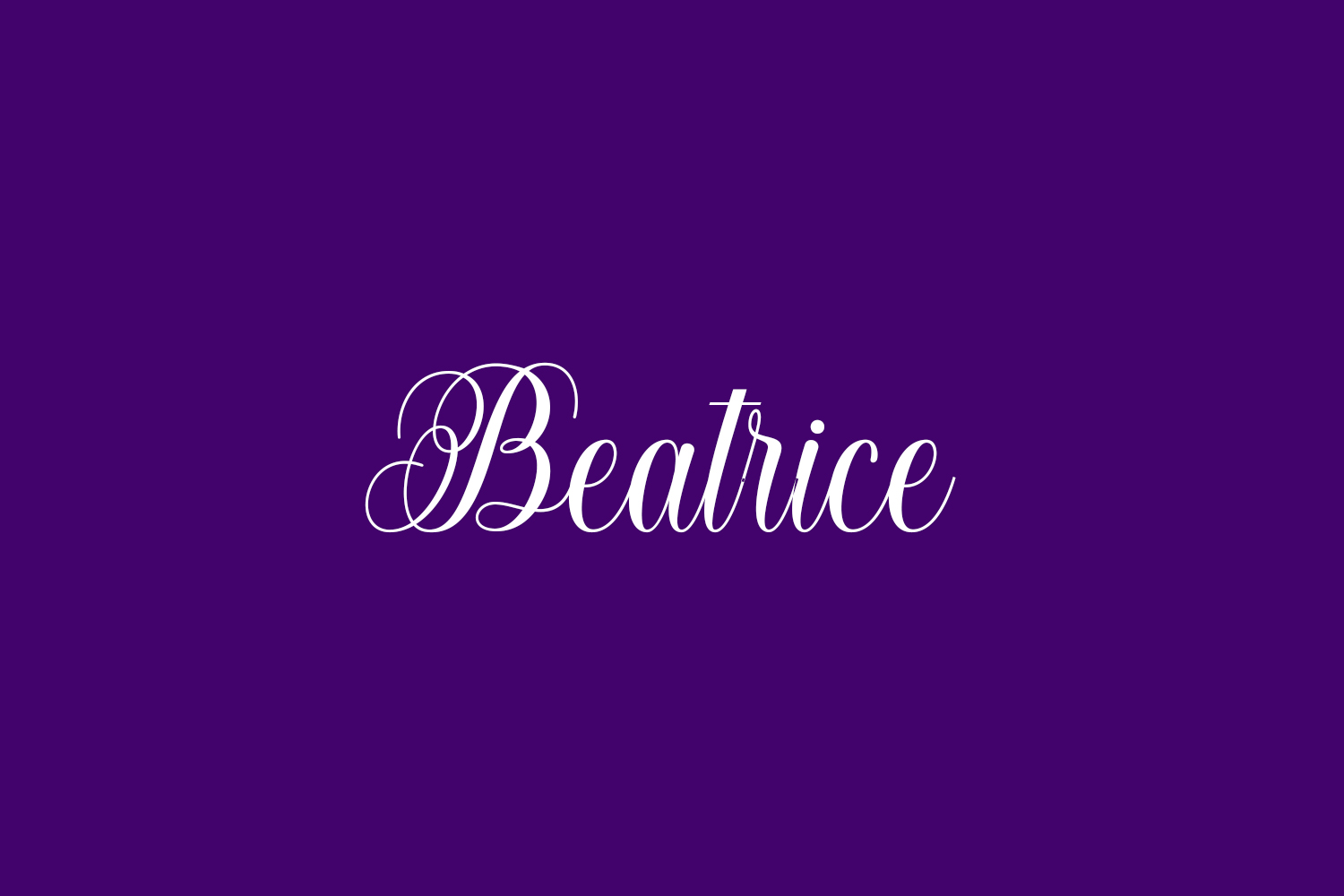 Beatrice Free Font
