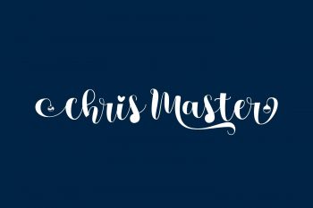 Chris Master Free Font